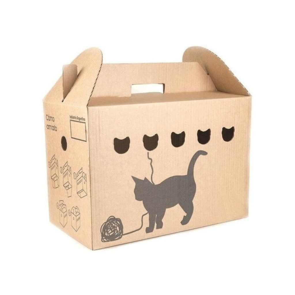 Caja transportadora de cartón Pinopack