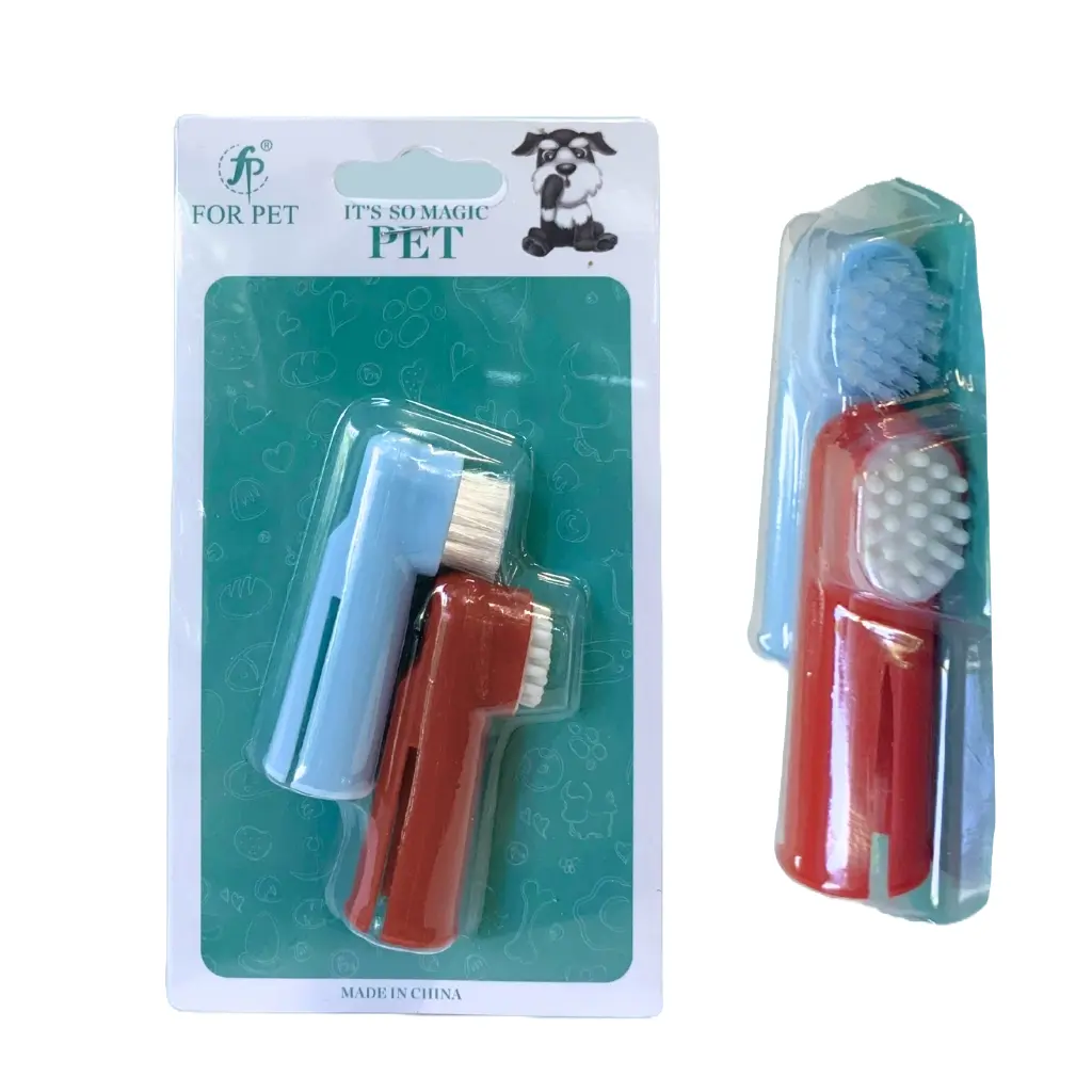 Cepillo dental para dedos x 2 unidades