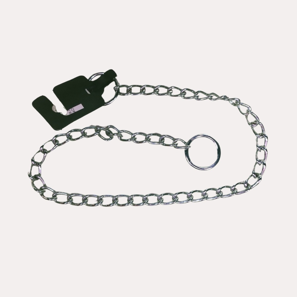 Collar ahorque cromado soldado 3.5mmx70cm