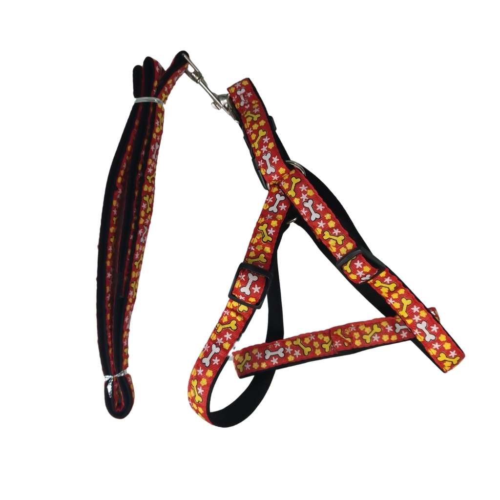Conjunto pretal y correa neoprene forrado