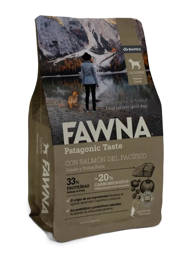 Fawna perro cachorro mordida mediana y grande x 3kg