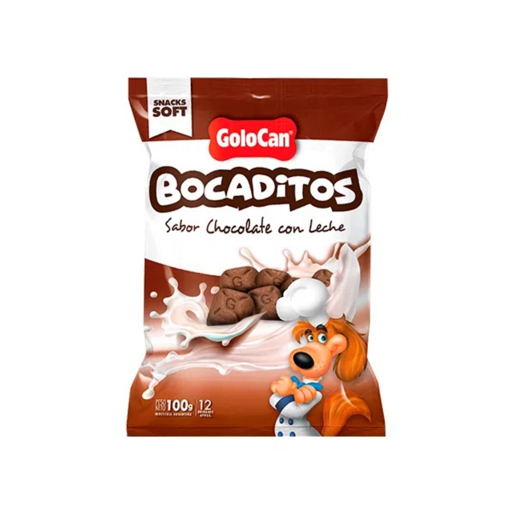 Golocan bocadito fino chocolate con leche x 100gr