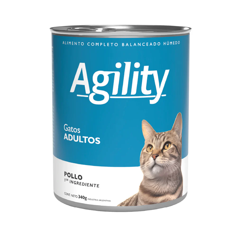 Lata Agility Cats Pollo x 340 gr