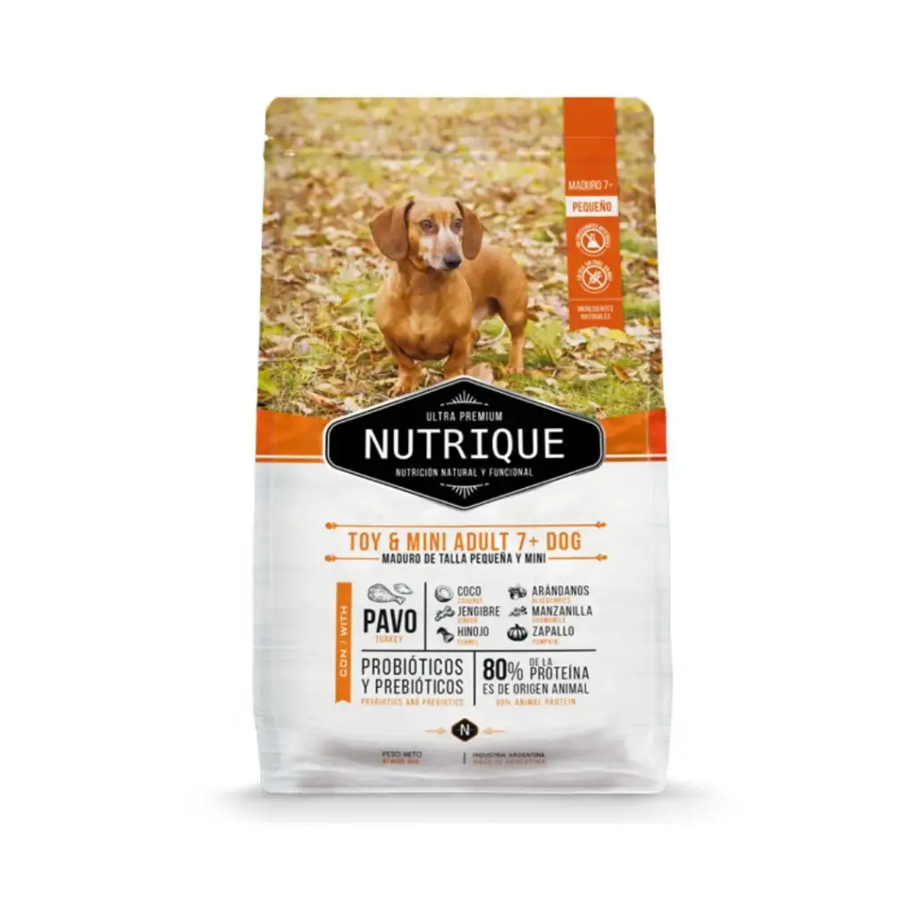 Nutrique Toy & Mini Adult 7+ Dog x 3kg