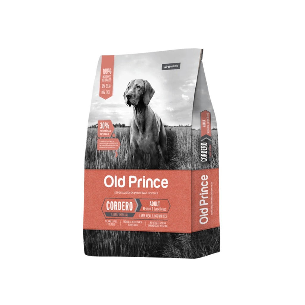 Old Prince Dog Cordero Adult Med y Gr x 3kg