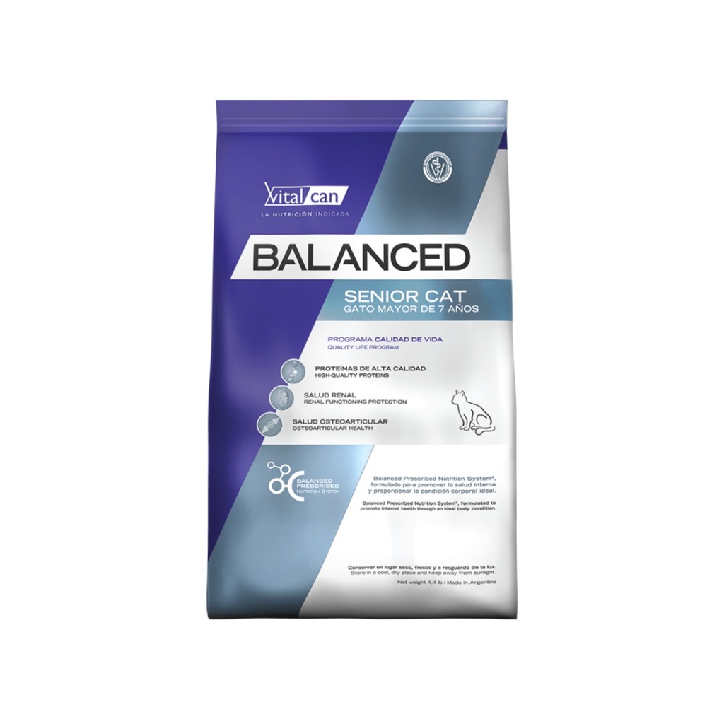 Vital Balanced Cat Senior x 2kg