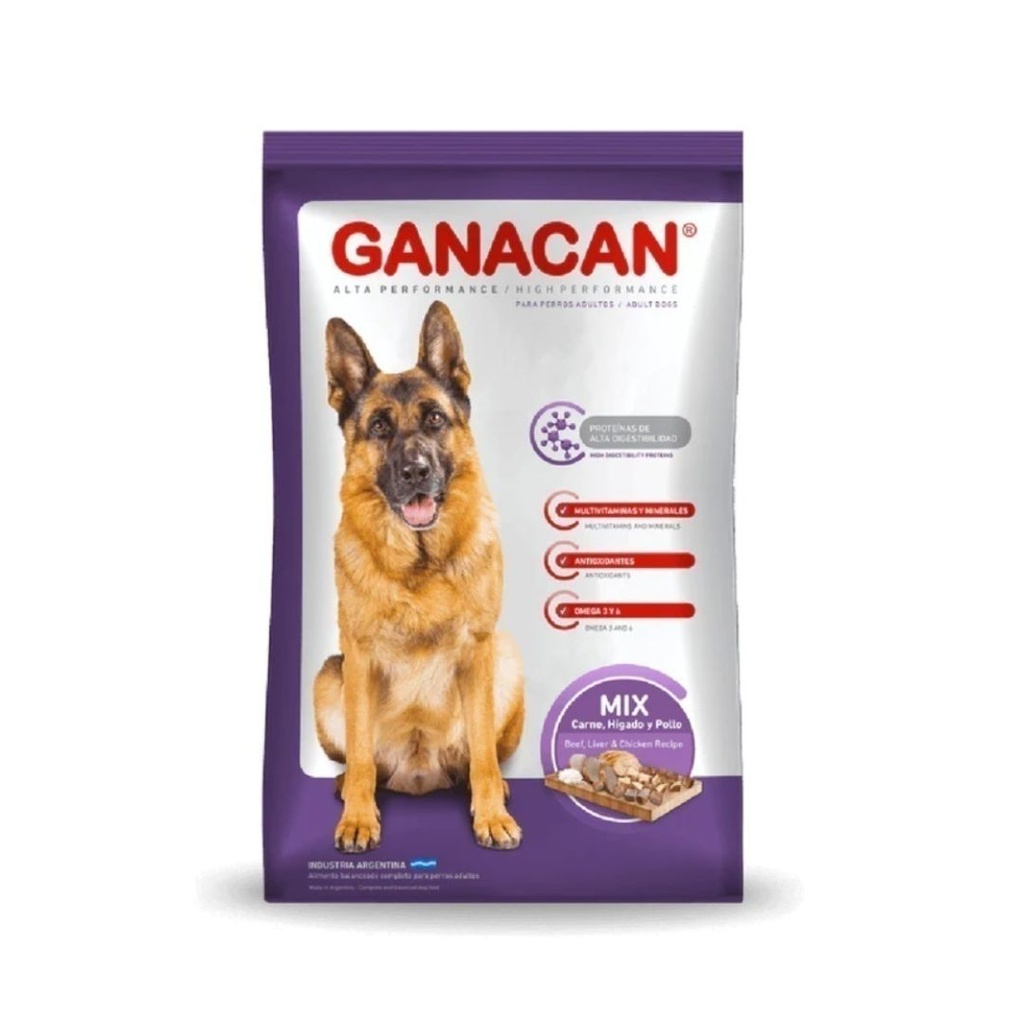 Ganacan Perros Adultos Mix x 25kg