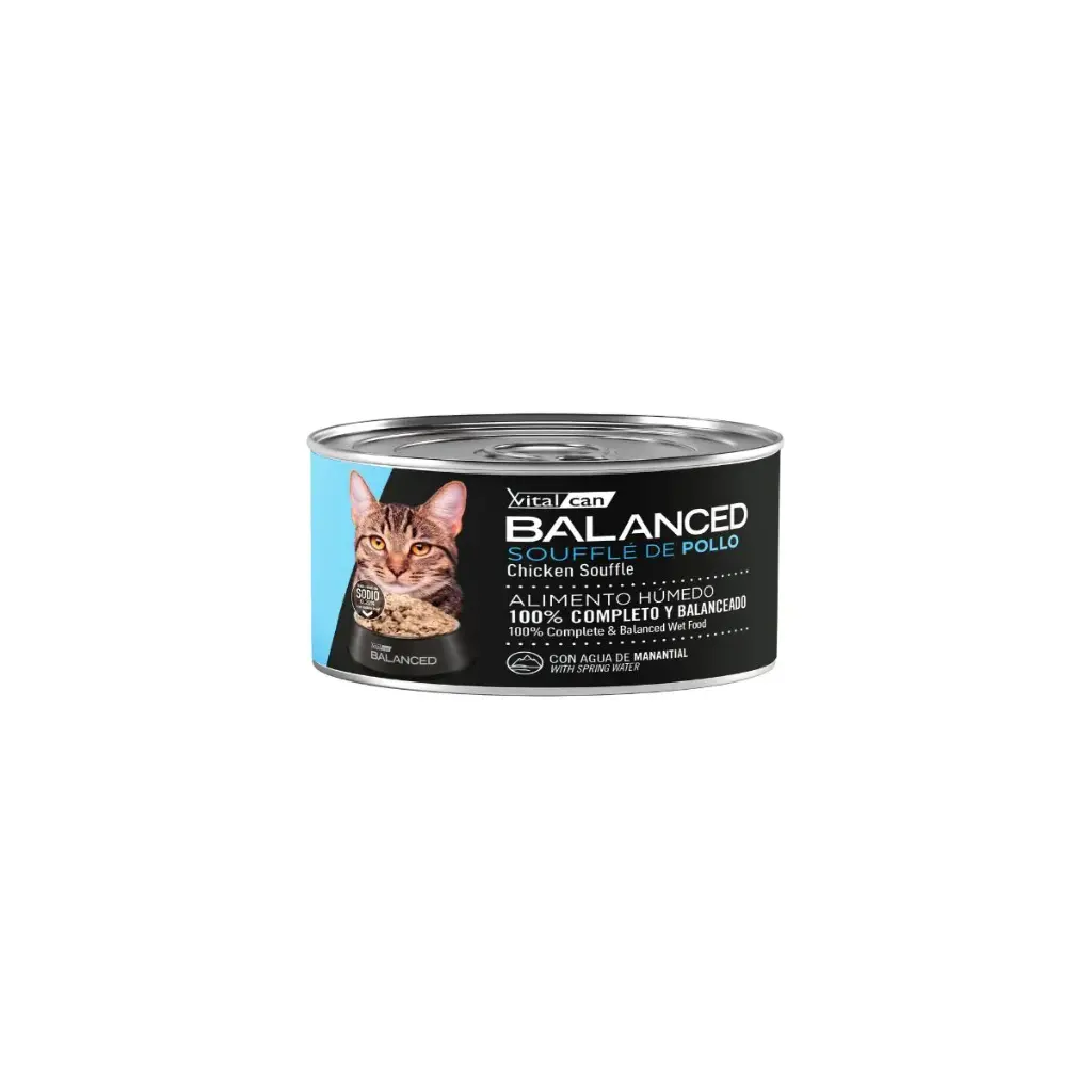 Balanced Souffle de Pollo Gato Adulto x 85gr