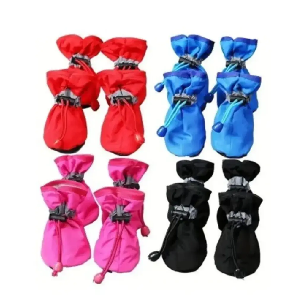 Botitas de tela reflectiva Talle 4