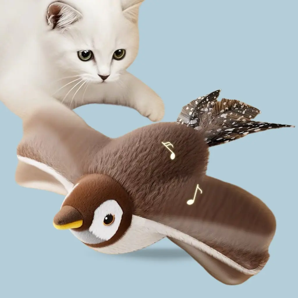 Juguete pájaro automático