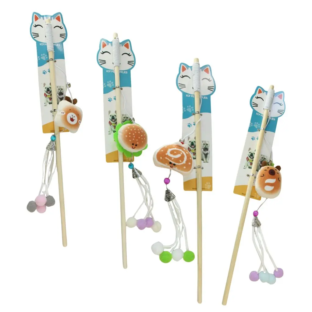 Cañita para gato pancito/hamburguesa