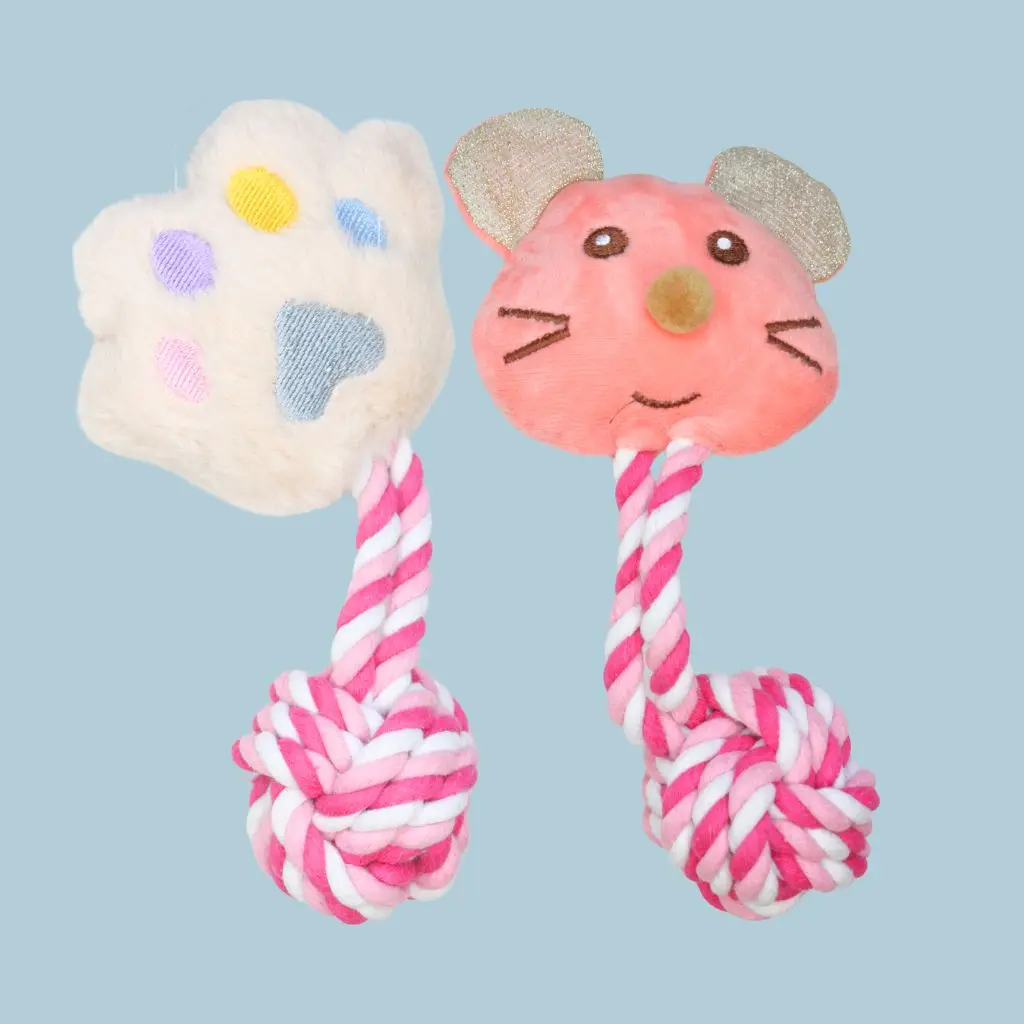 Mordillo soga con peluche