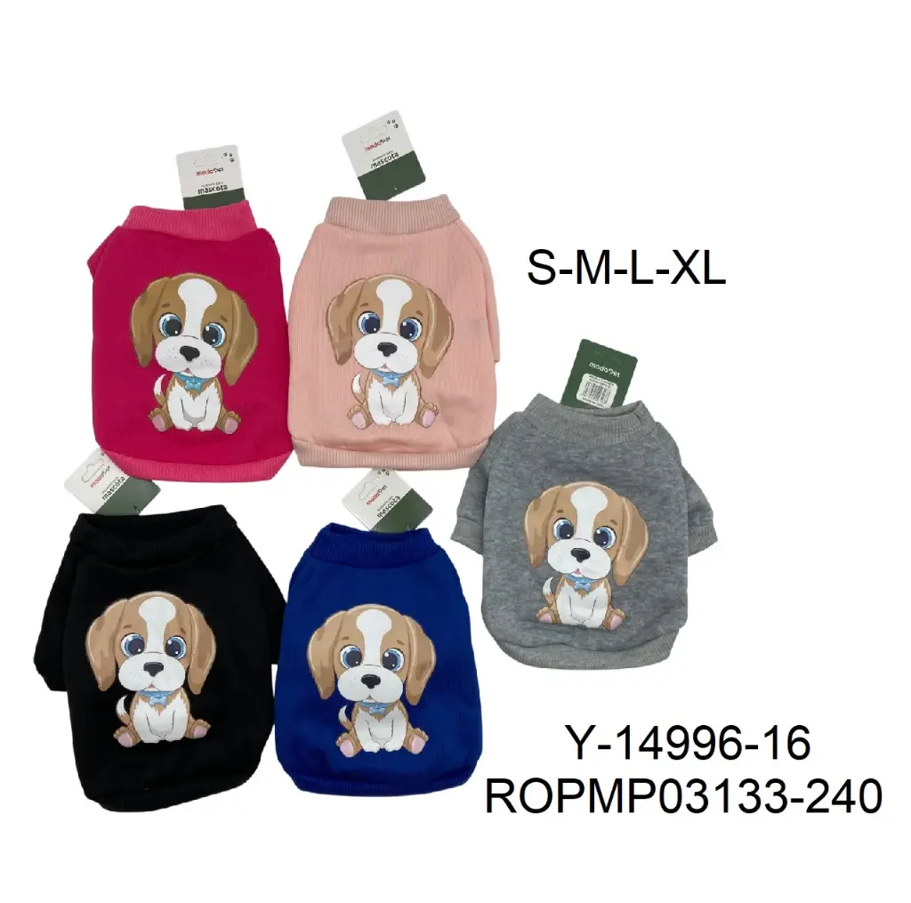 Buzito estampado perrito Talle L