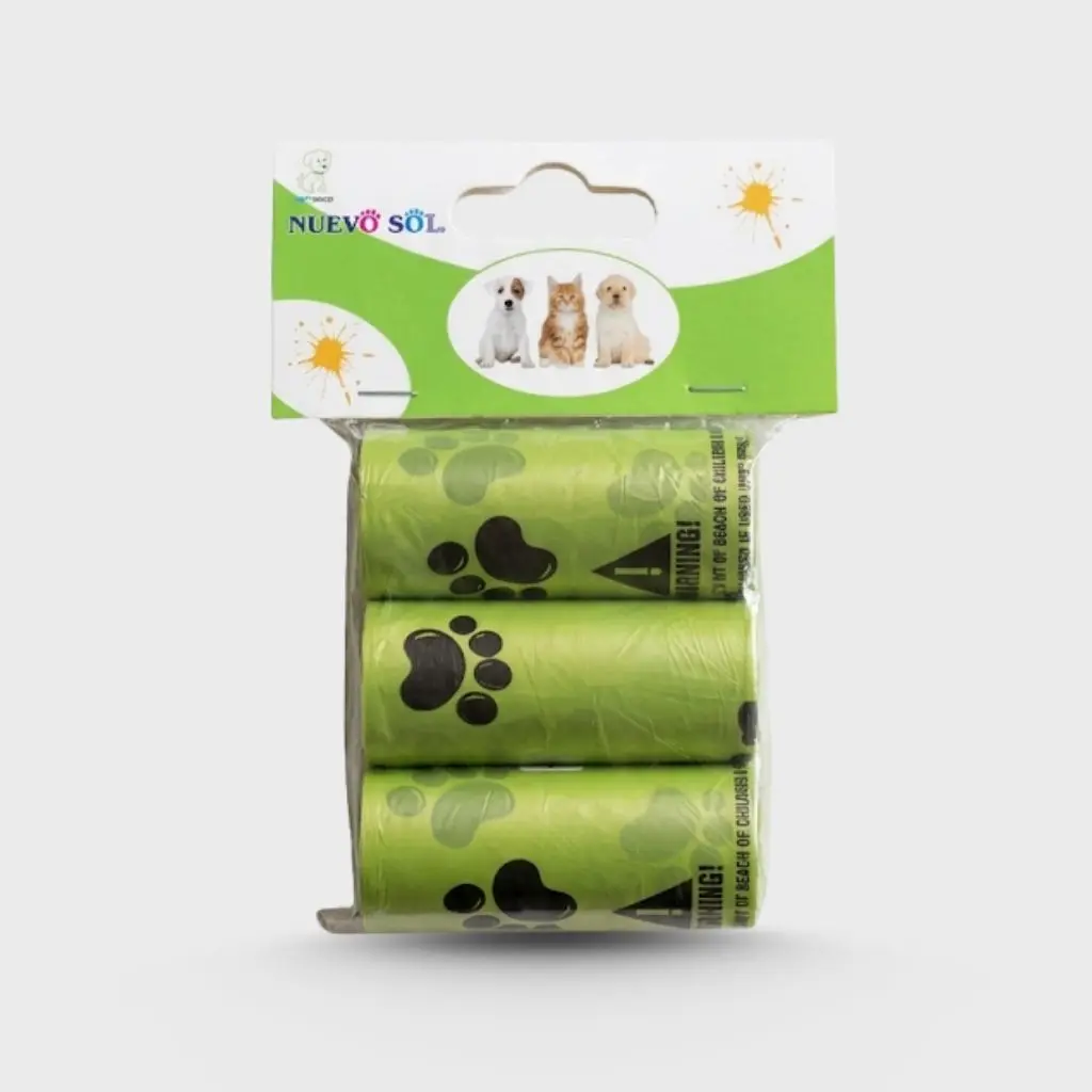 Bolsita recolectora biodegradable 3 unidades