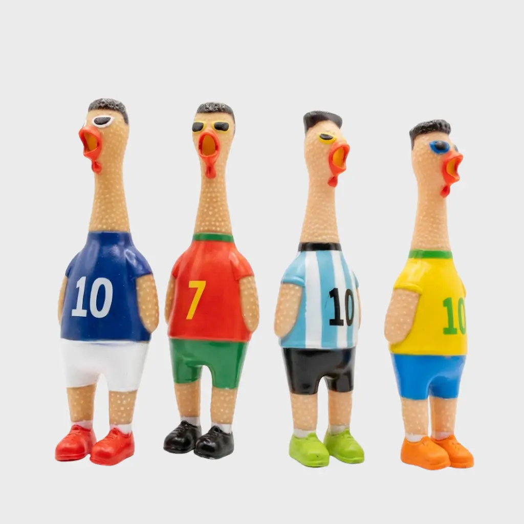 Gallina con sonido fútbol