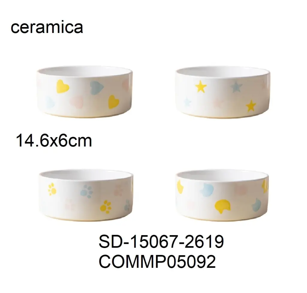 Comedero de cerámica 14,6 x 6cm