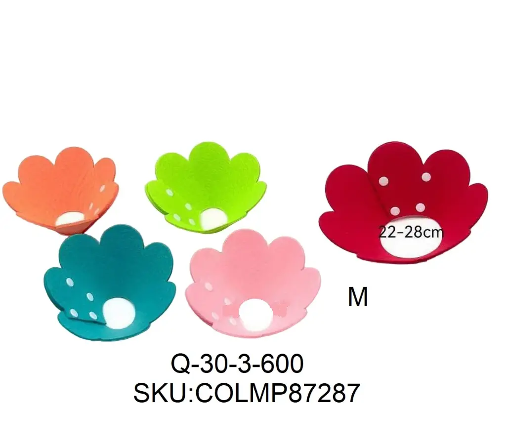 Collar isabelino flor Talle M 22-28cm