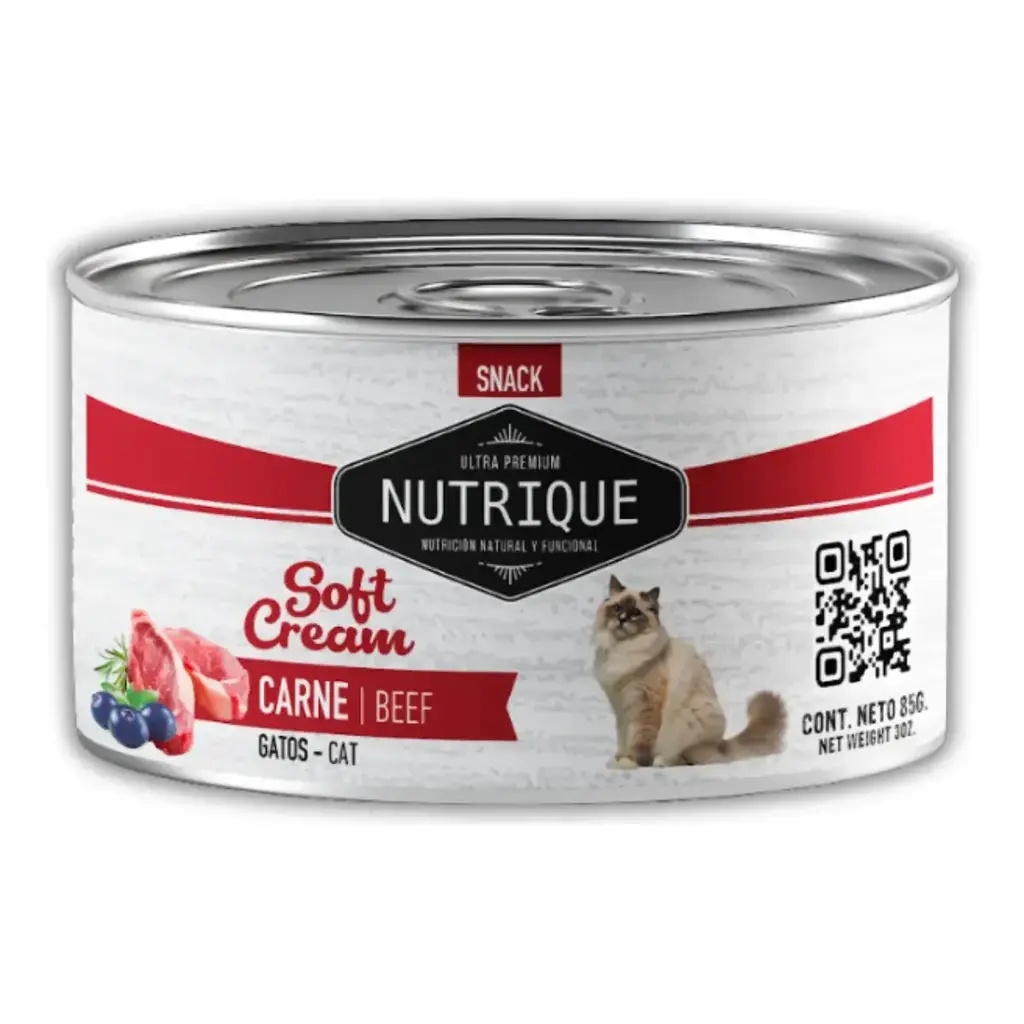 Nutrique Soft Cream Gatos Carne 85g 