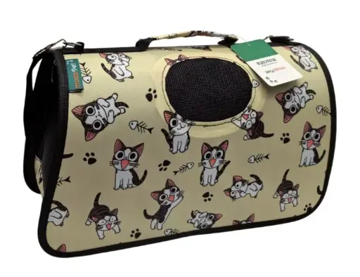 [PS4599] Bolso tela con cierre importado N-2 (48x28cm)