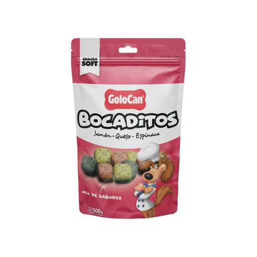 [340D] Golocan bocadito fino jamón queso y espinaca x 500gr