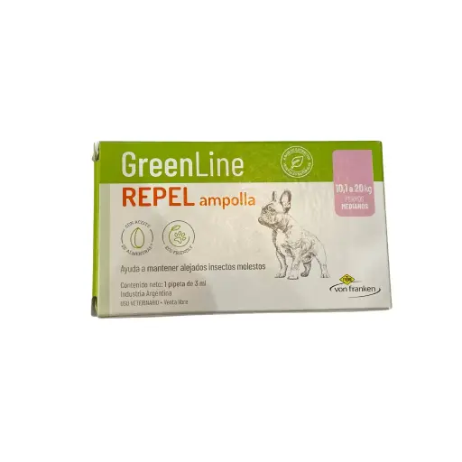 [0060-000533-0] Greenline Repelente Ampolla Perros 10-20kg