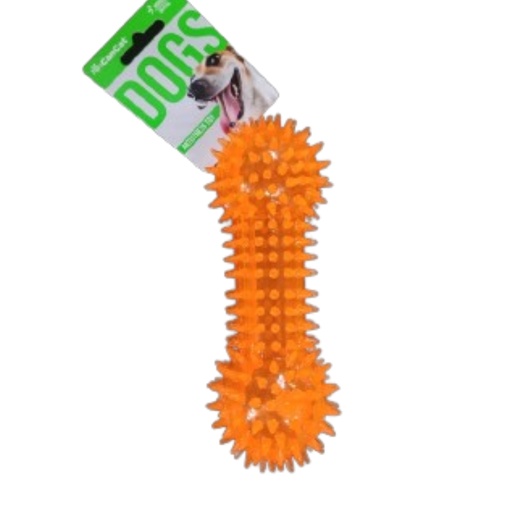 [MC105] Mordillo pesa con pinches translucida 16cm