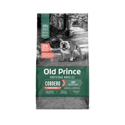 [7105] Old Prince Novel Cordero y Arroz adultos light x 3kg