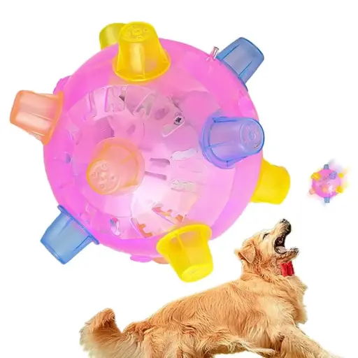 [S0585] Pelota interactiva luz y movimiento 13 cm