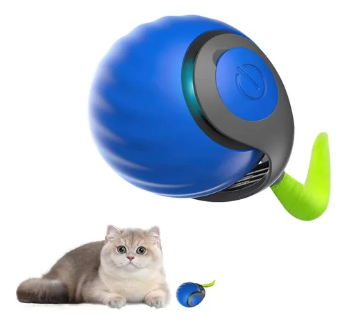 [6972443469888] Pelota interactiva USB con colita para gato