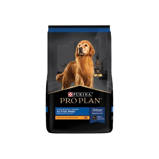 [12453104] Pro Plan Dog Active Mind Med y Gr x 3kg