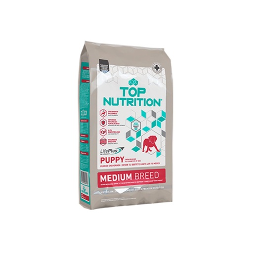 [2499] Top Nutrition Dog Puppy Medium x 15kg