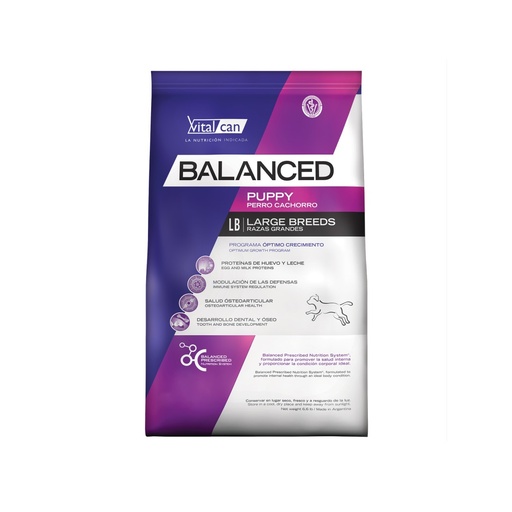 [31724] Vital Balanced Dog Puppy Large x 3kg