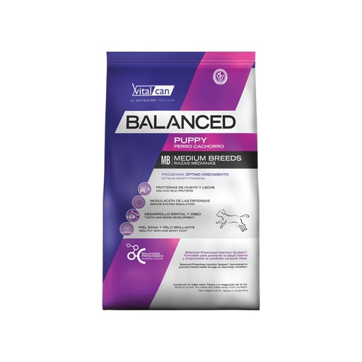 [31728] Vital Balanced Dog Puppy Medium x 20kg