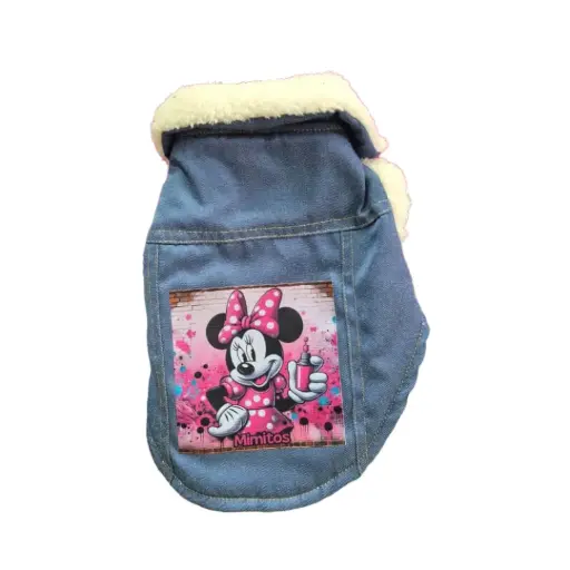 [CPRJCCT4] Campera de jean con corderito Talle 4