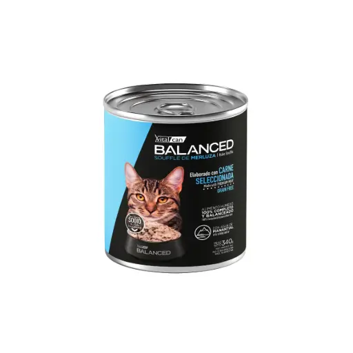 [132073] Balanced Souffle de Merluza Gato Adulto x 340gr