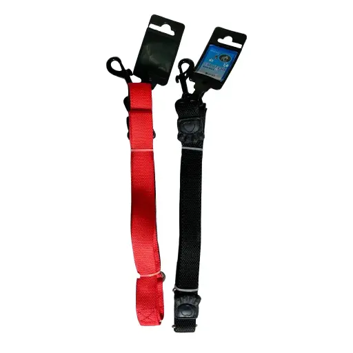 [8686000053615] Correa lisa negra huellita