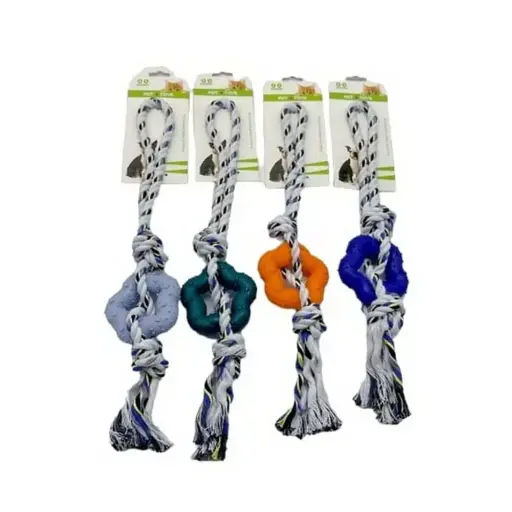 [6856586680204] Soga nudo de algodón flor con pinches