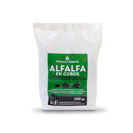 [N130] Alfalfa en cubo Nelsoni Ranch x 500gr