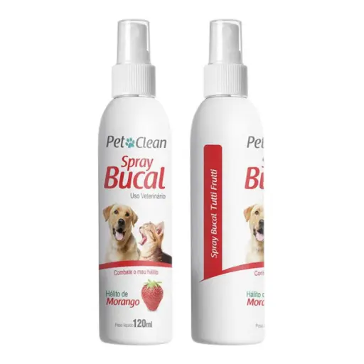 [SBFRPETCLN] Spray bucal fresa Pet Clean