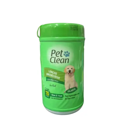 [THCCHPETCLN] Toallitas húmedas para cachorros Pet Clean