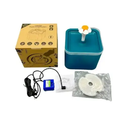 [9501132017016] Repuesto filtro con base para bebedero fuente de agua flor 2lts x 4 unidades