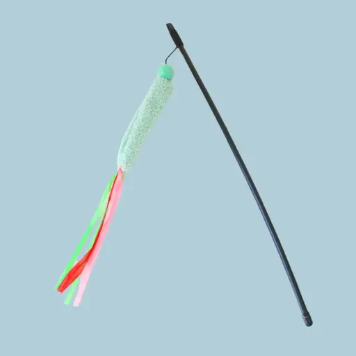 [8688241109618] Cañita para gato plástica con tira esponjosa