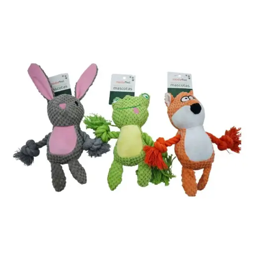 [6937250617044] Juguete de peluche animales con brazos de soga