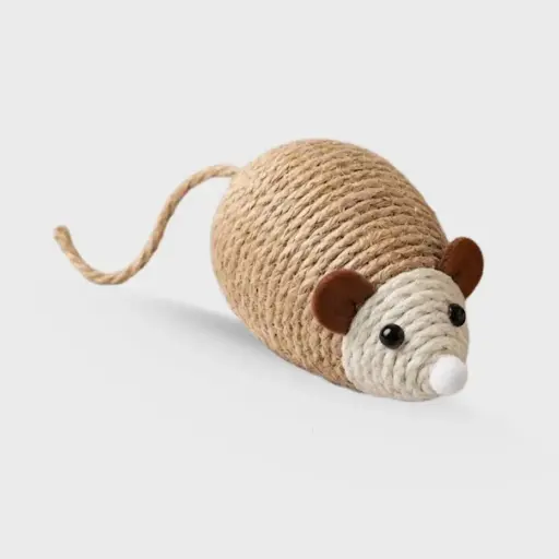 [8688250312269] Raton de hilo sisal marrón