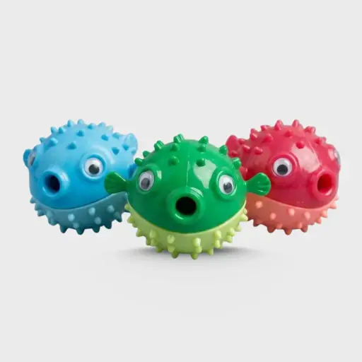 [8672251216312] Mordillo pez globo con cascabel